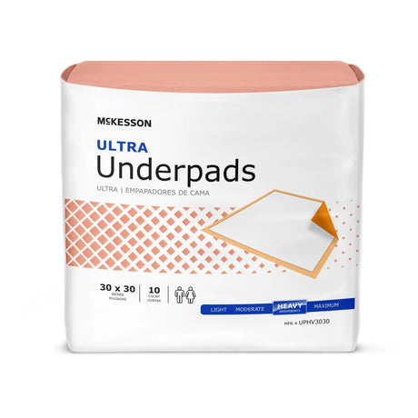 McKesson Ultra Heavy Absorbency Underpad, 30 x 30 Inch McKesson Ultra