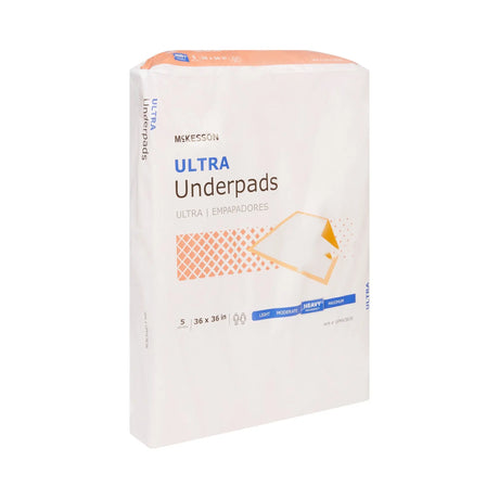 McKesson Ultra Heavy Absorbency Underpad, 36 x 36 Inch McKesson Ultra