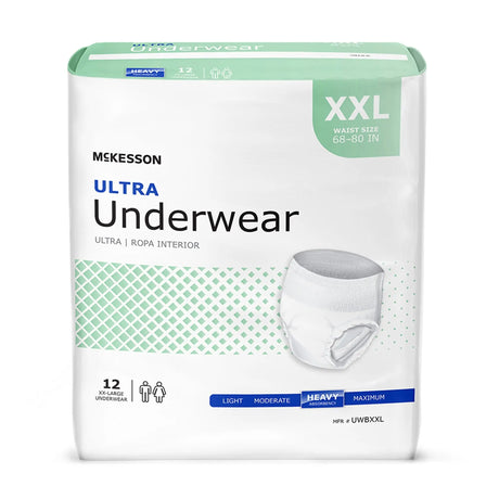 McKesson Ultra Heavy Absorbent Underwear, 2X-Large McKesson Ultra