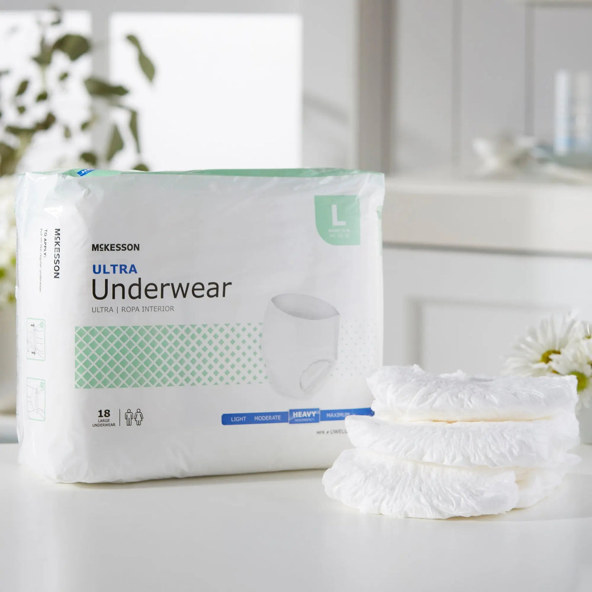 McKesson Ultra Heavy Absorbent Underwear, Large McKesson Ultra