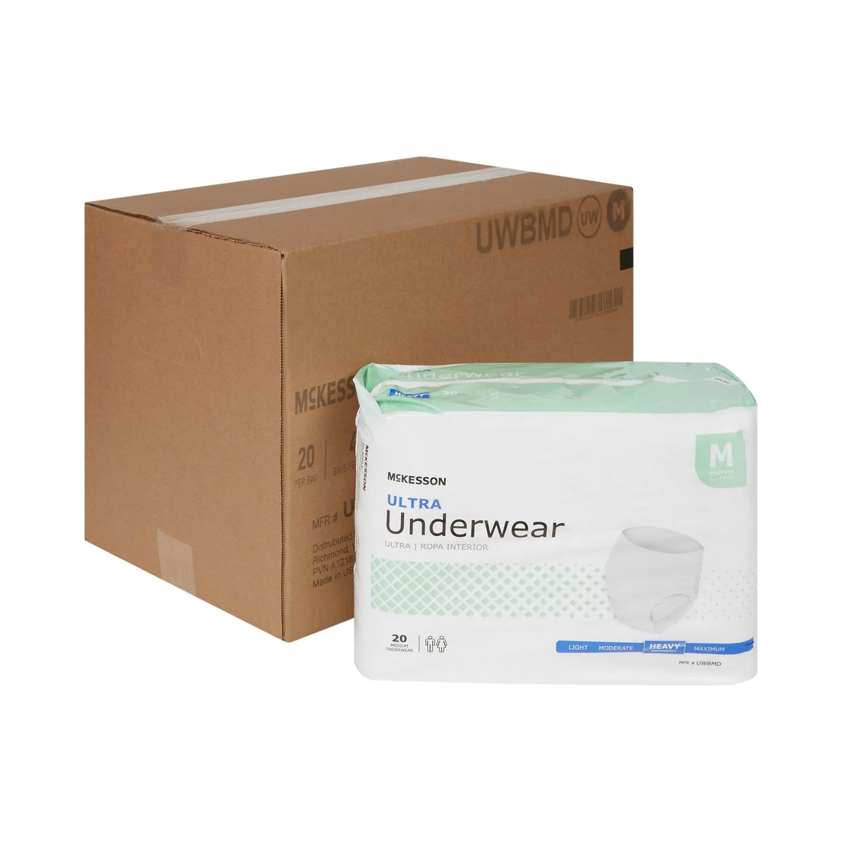 McKesson Ultra Heavy Absorbent Underwear, Medium McKesson Ultra