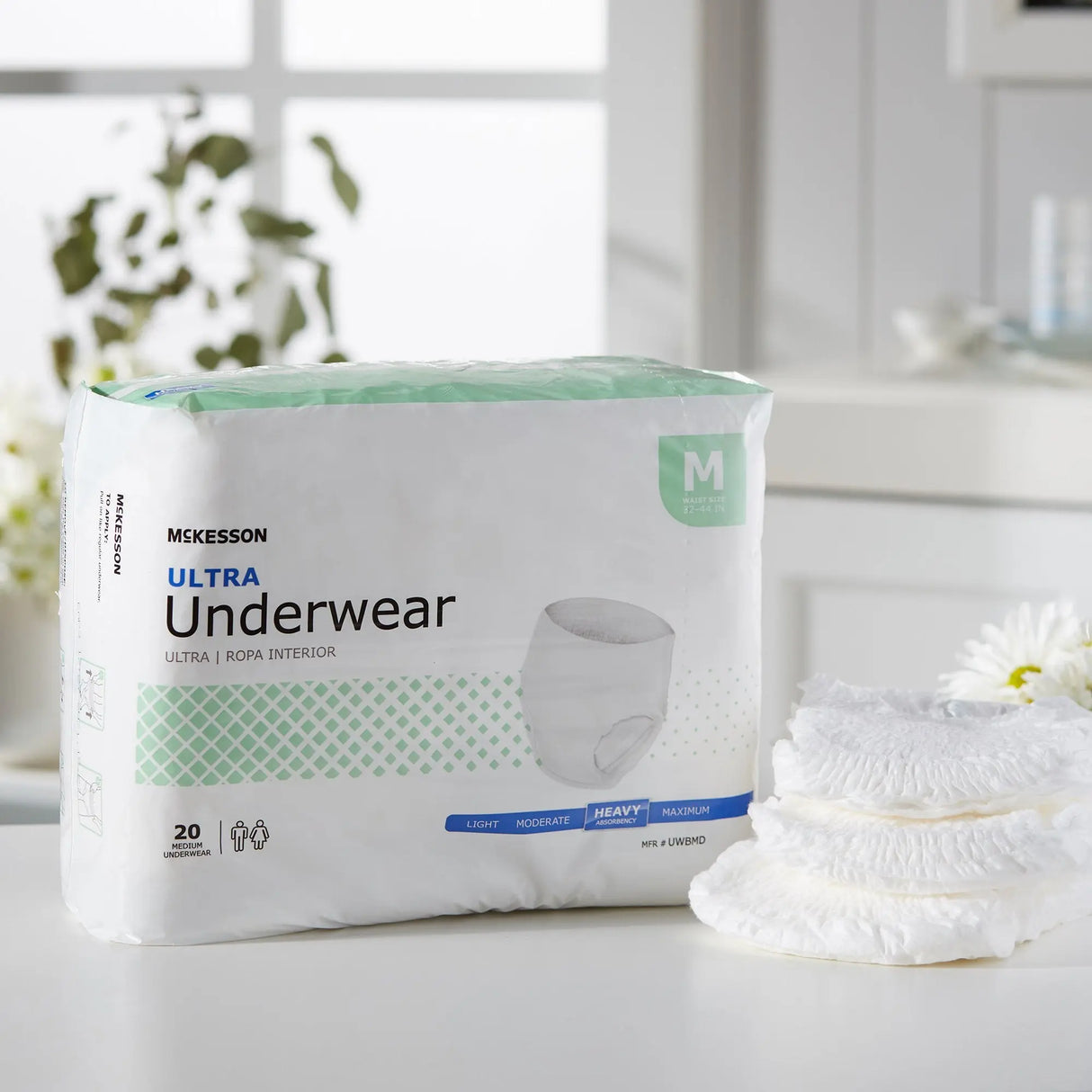 McKesson Ultra Heavy Absorbent Underwear, Medium McKesson Ultra