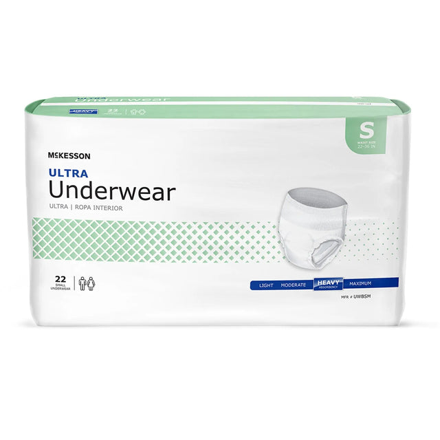 McKesson Ultra Heavy Absorbent Underwear, Small McKesson Ultra