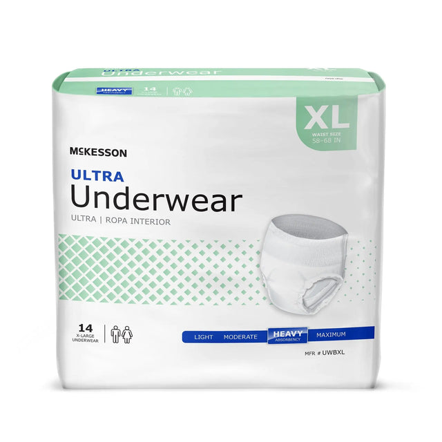 McKesson Ultra Heavy Absorbent Underwear, X-Large McKesson Ultra