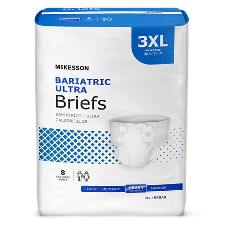 McKesson Ultra Plus Heavy Absorbency Bariatric Incontinence Brief, 3X-Large McKesson Ultra Bariatric