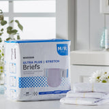 McKesson Ultra Plus Stretch Heavy Absorbency Incontinence Brief, Medium McKesson Ultra Plus Stretch