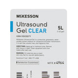 McKesson Ultrasound Gel, Clear, 5 Liters, Cubitainer, Ultrasound and Laser Transmission McKesson