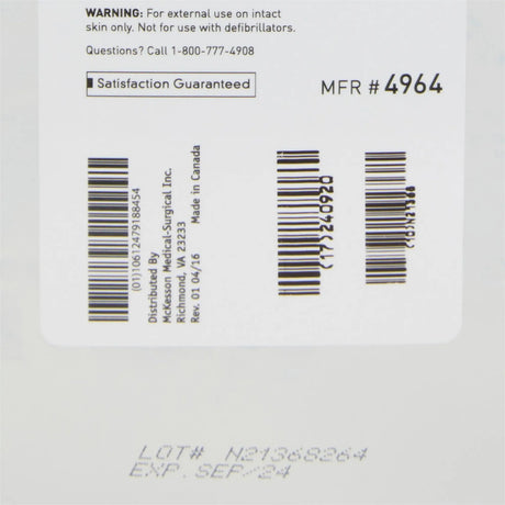 McKesson Ultrasound Gel, Clear, 5 Liters, Cubitainer, Ultrasound and Laser Transmission McKesson