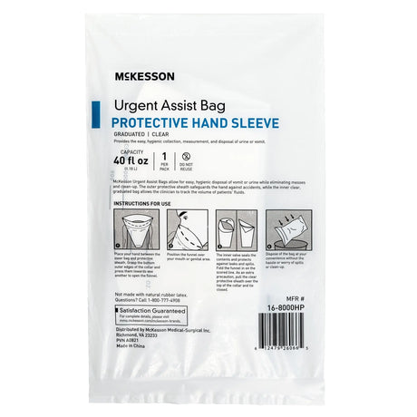 McKesson Urgent Assist Bags with Protective Hand Sleeve McKesson