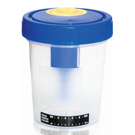 McKesson Urine Specimen Container with Integrated Transfer Device, 120 mL McKesson