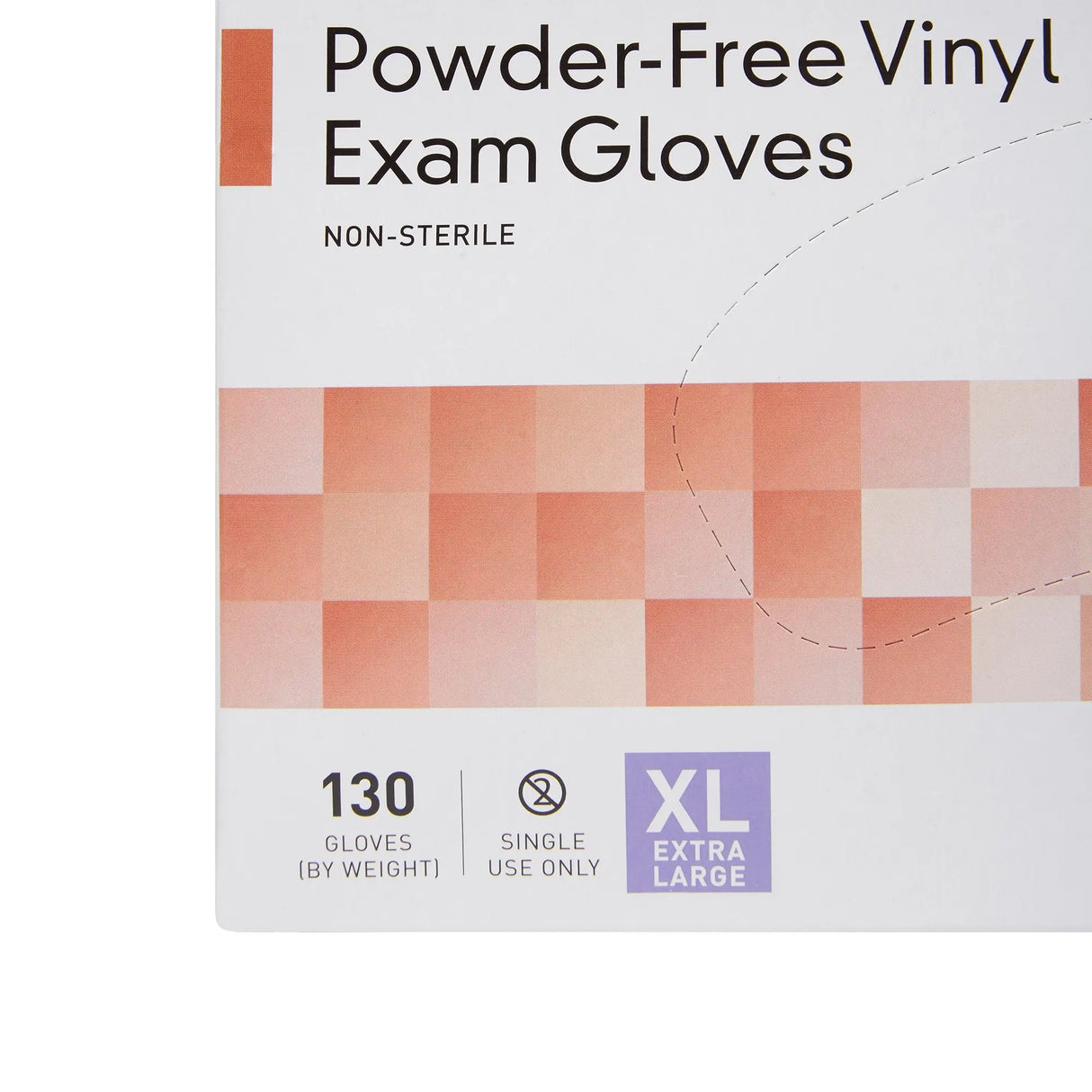 McKesson Vinyl Exam Glove, Extra Large, Clear McKesson