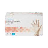 McKesson Vinyl Exam Glove, Large, Clear McKesson