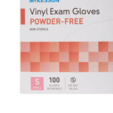 McKesson Vinyl Exam Glove, Small, Clear McKesson