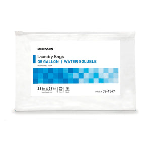 McKesson Water Soluble Laundry Bag, 30-35 gal Capacity McKesson