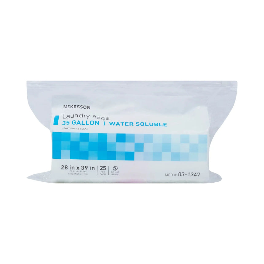 McKesson Water Soluble Laundry Bag, 30-35 gal Capacity McKesson