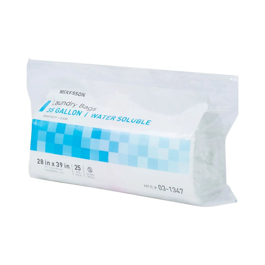 McKesson Water Soluble Laundry Bag, 30-35 gal Capacity McKesson