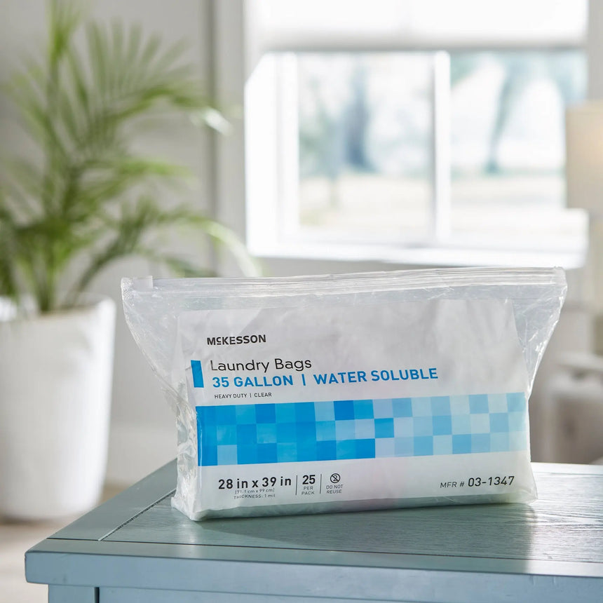 McKesson Water Soluble Laundry Bag, 30-35 gal Capacity McKesson