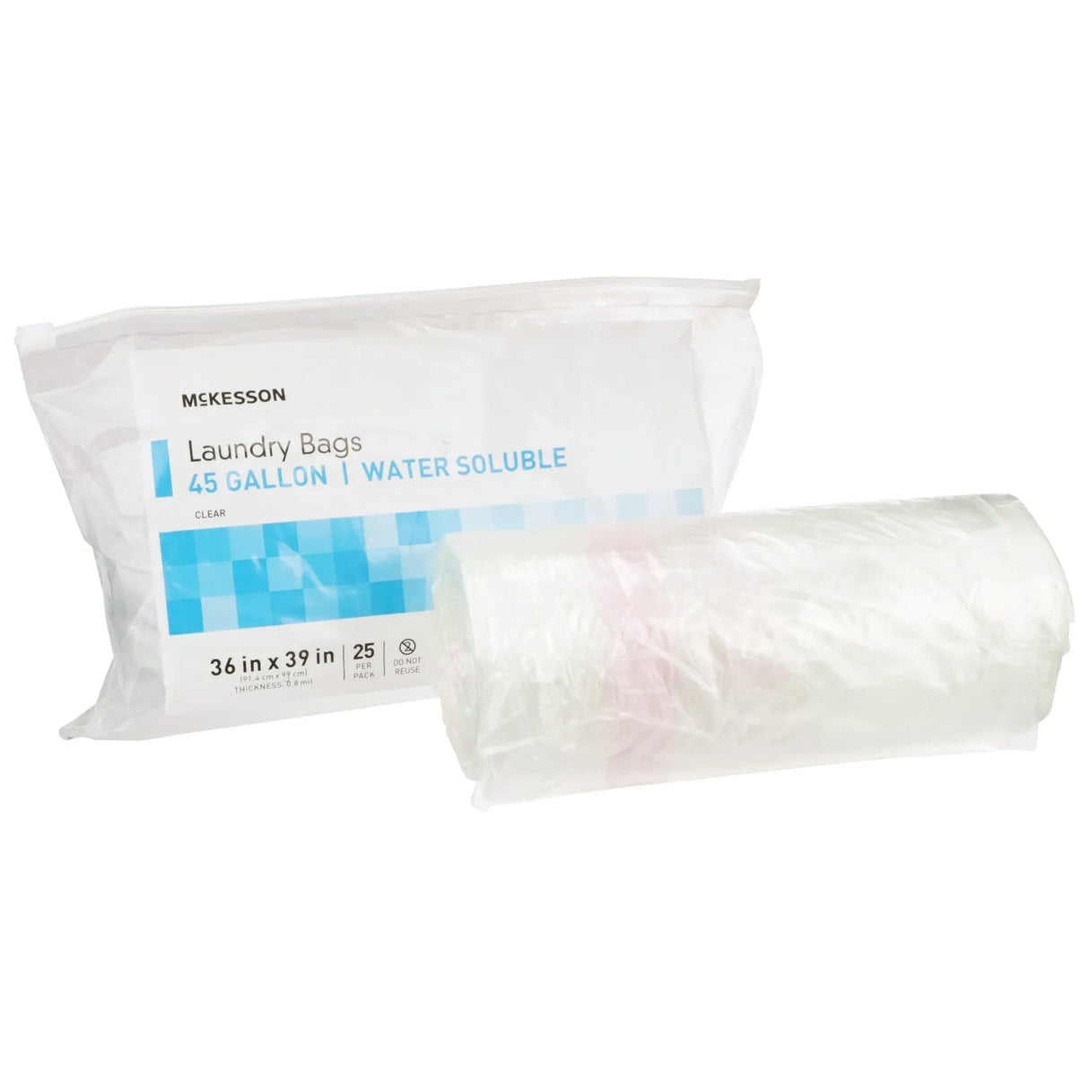 McKesson Water Soluble Laundry Bag, 40-45 gal Capacity McKesson