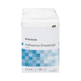 McKesson White Adhesive Dressing, 2 x 3 Inch McKesson