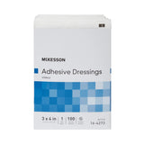 McKesson White Adhesive Dressing, 3 x 4 Inch - getMovility