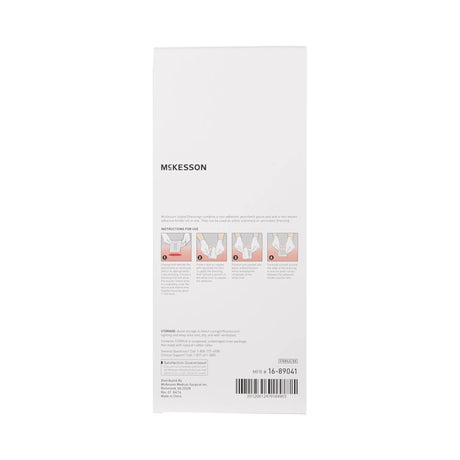 McKesson White Adhesive Dressing, 4 x 10 Inch McKesson