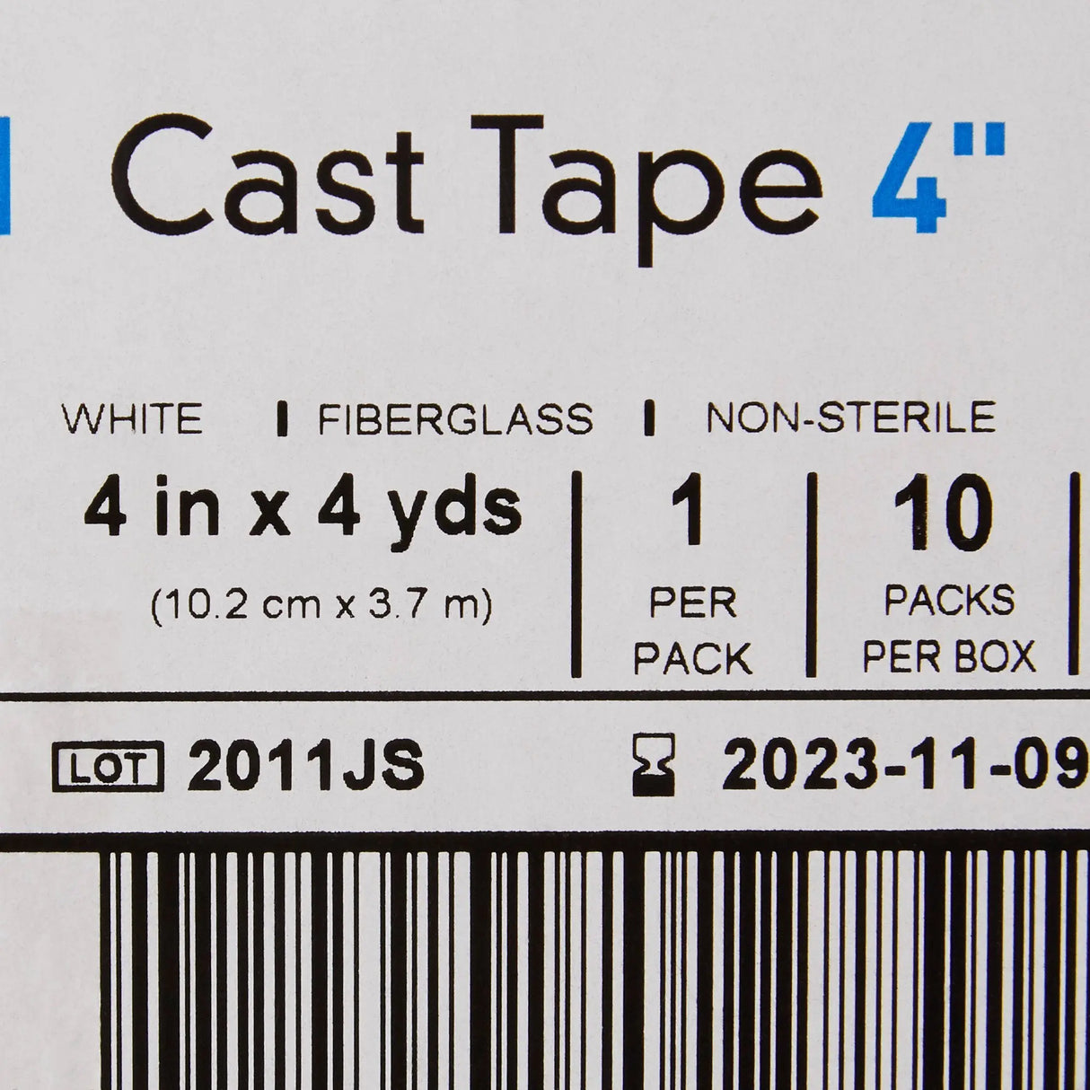 McKesson White Cast Tape, 4 Inch x 4 Yard McKesson