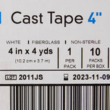 McKesson White Cast Tape, 4 Inch x 4 Yard McKesson