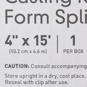 McKesson White Casting Roll Form Splints, 4 Inch x 5 Yard McKesson