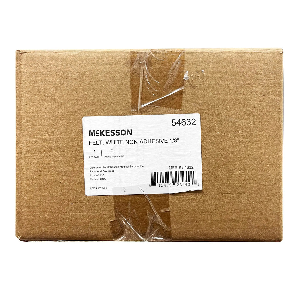 McKesson White Nonsterile Orthopedic Felt Roll, 12 Inch x 7 Yard McKesson