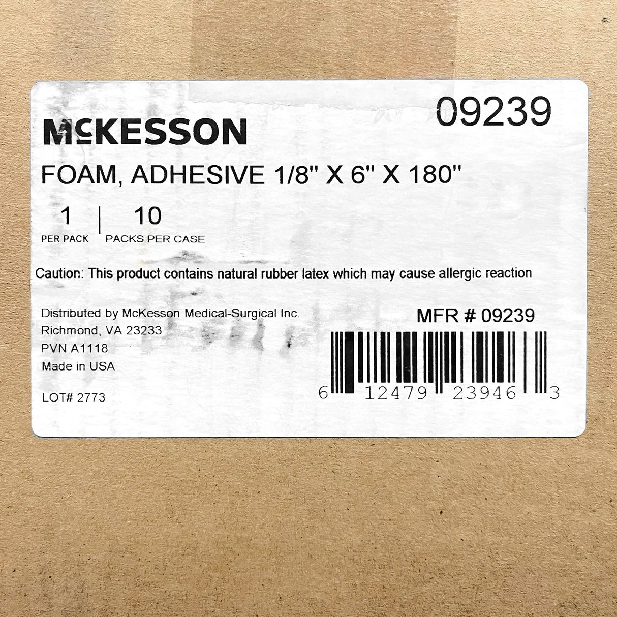 McKesson White Nonsterile Orthopedic Padding Roll, 6 x 180 Inch McKesson