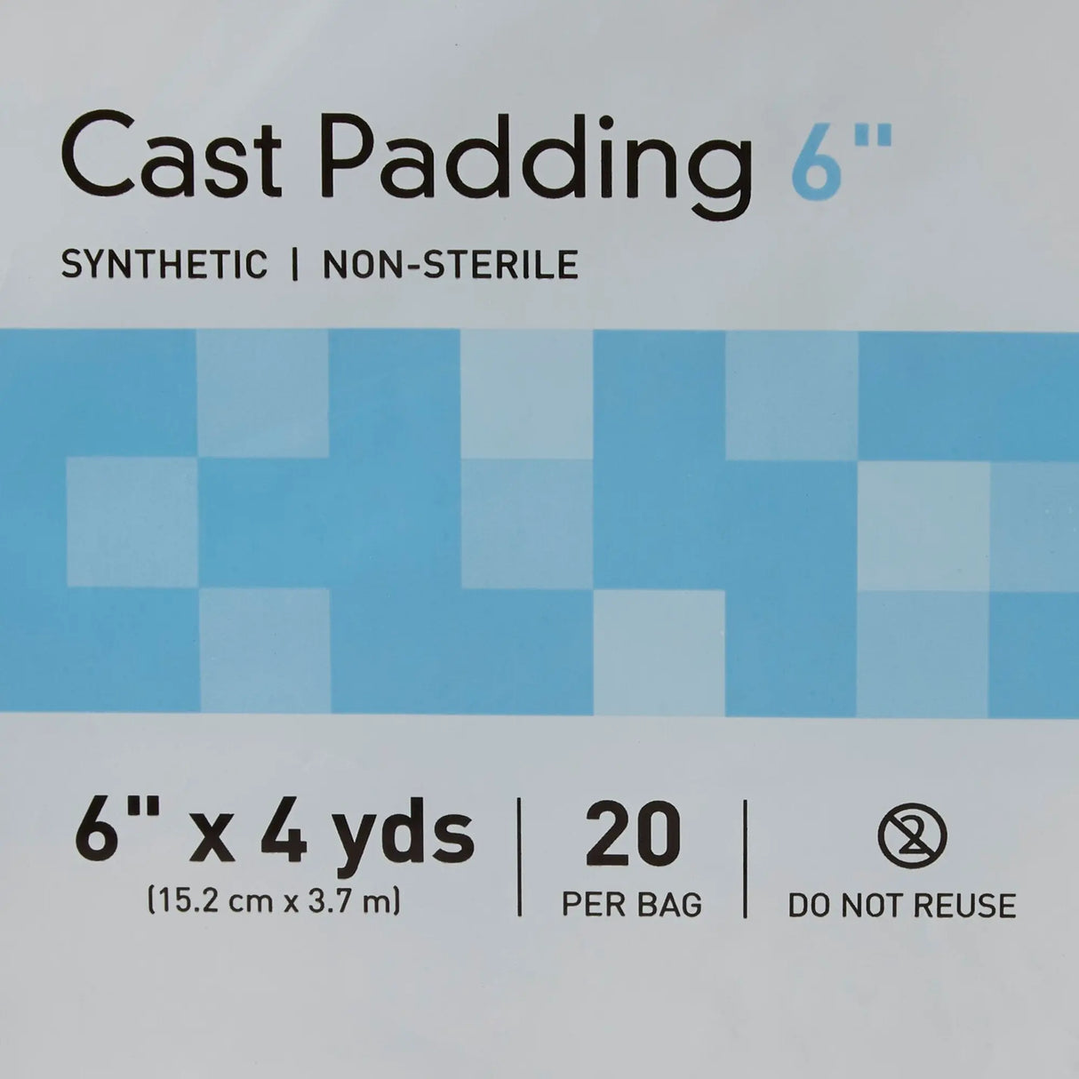 McKesson White Polyester Cast Padding, 6 Inch x 4 Yard McKesson