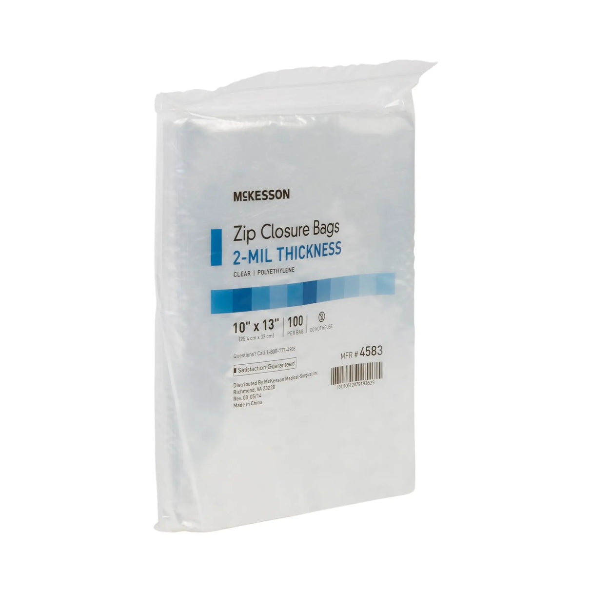 McKesson Zip Closure Bag, 10 X 13 Inches McKesson