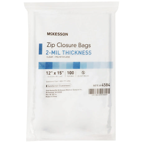 McKesson Zip Closure Bag, 12 X 15 Inches McKesson