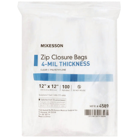 McKesson Zip Closure Bag, 12 x 12 in. McKesson