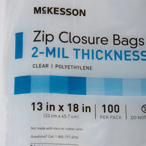 McKesson Zip Closure Bag, 13 x 18 in. McKesson