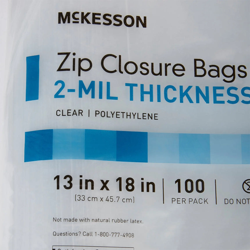 McKesson Zip Closure Bag, 13 x 18 in. McKesson