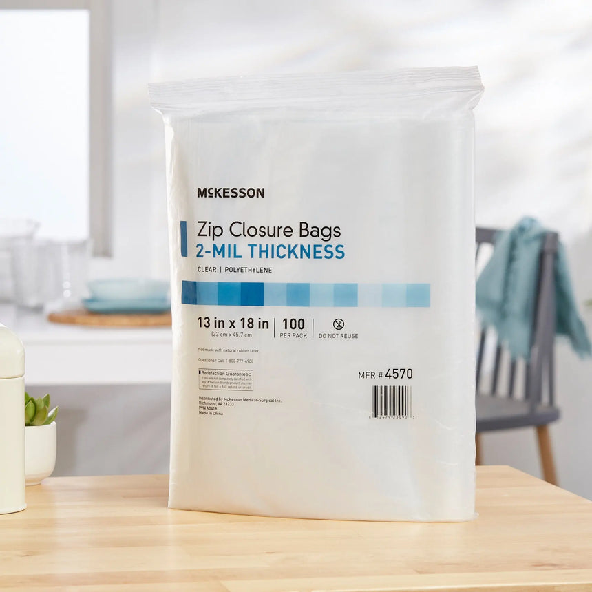 McKesson Zip Closure Bag, 13 x 18 in. McKesson