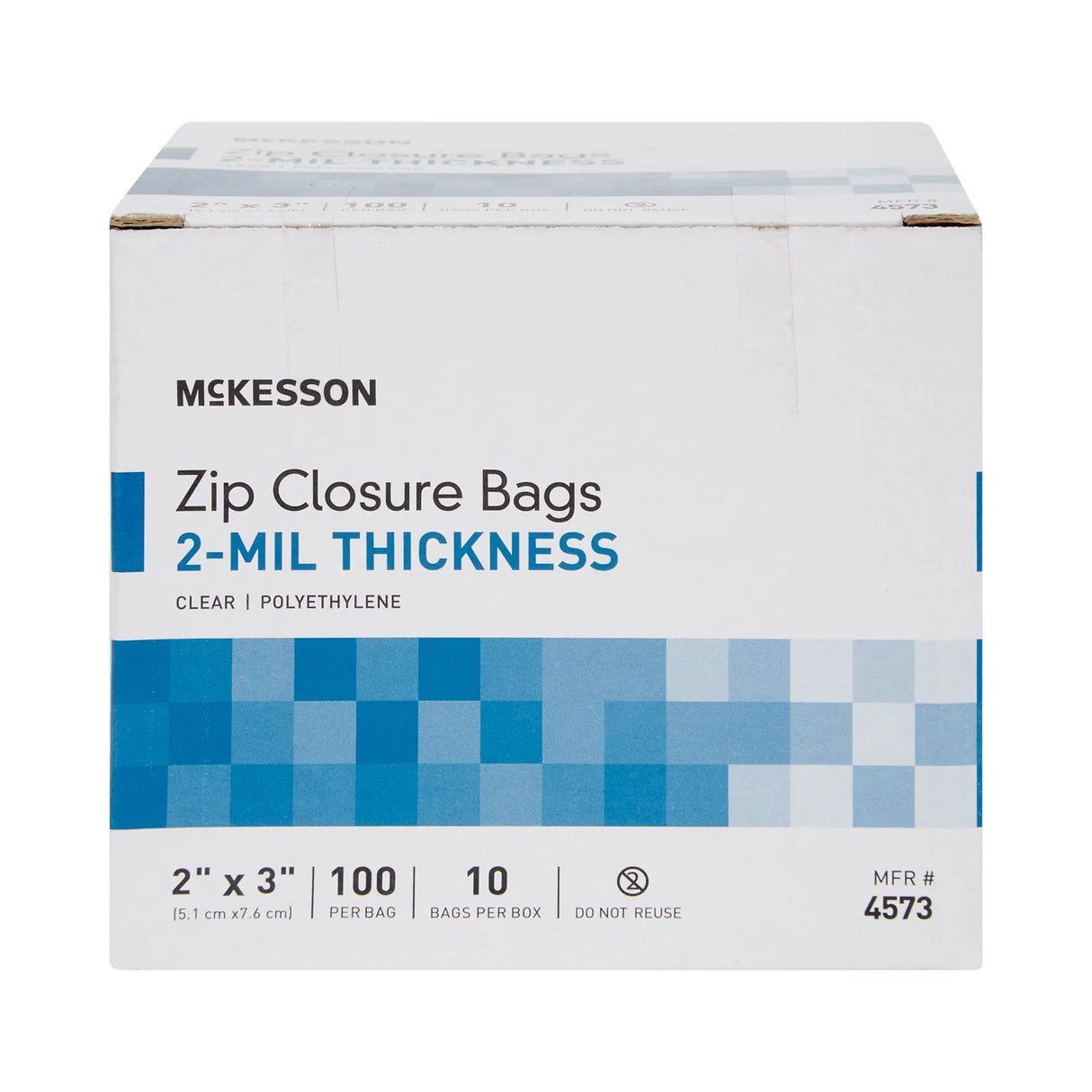 McKesson Zip Closure Bag, 2 x 3 in. McKesson