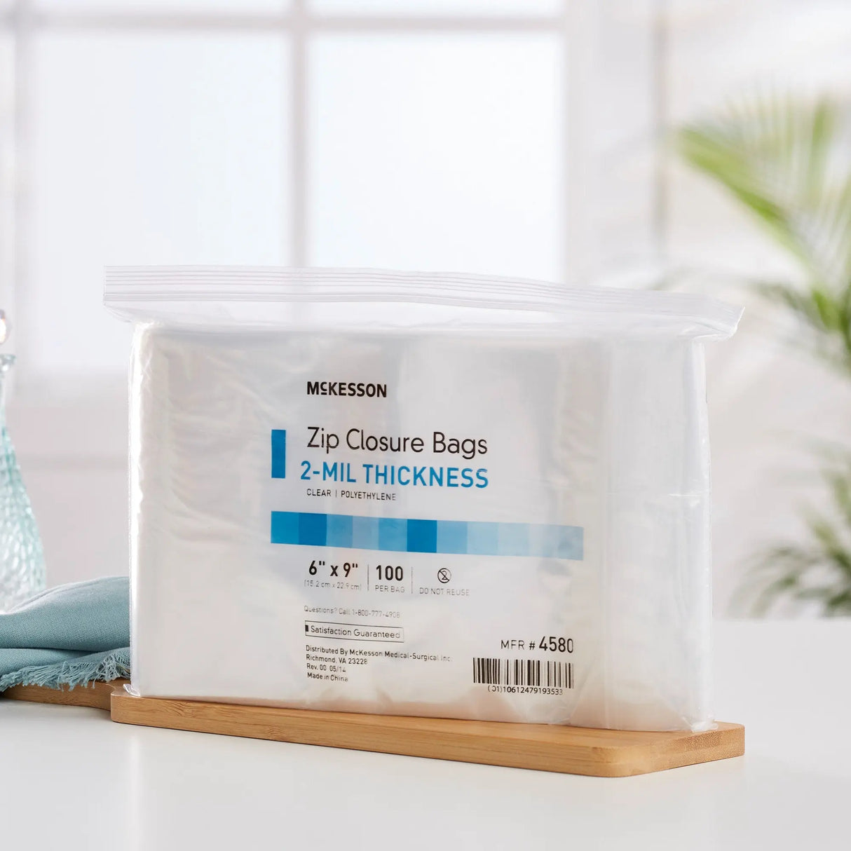 McKesson Zip Closure Bag, 6 x 9 Inches McKesson