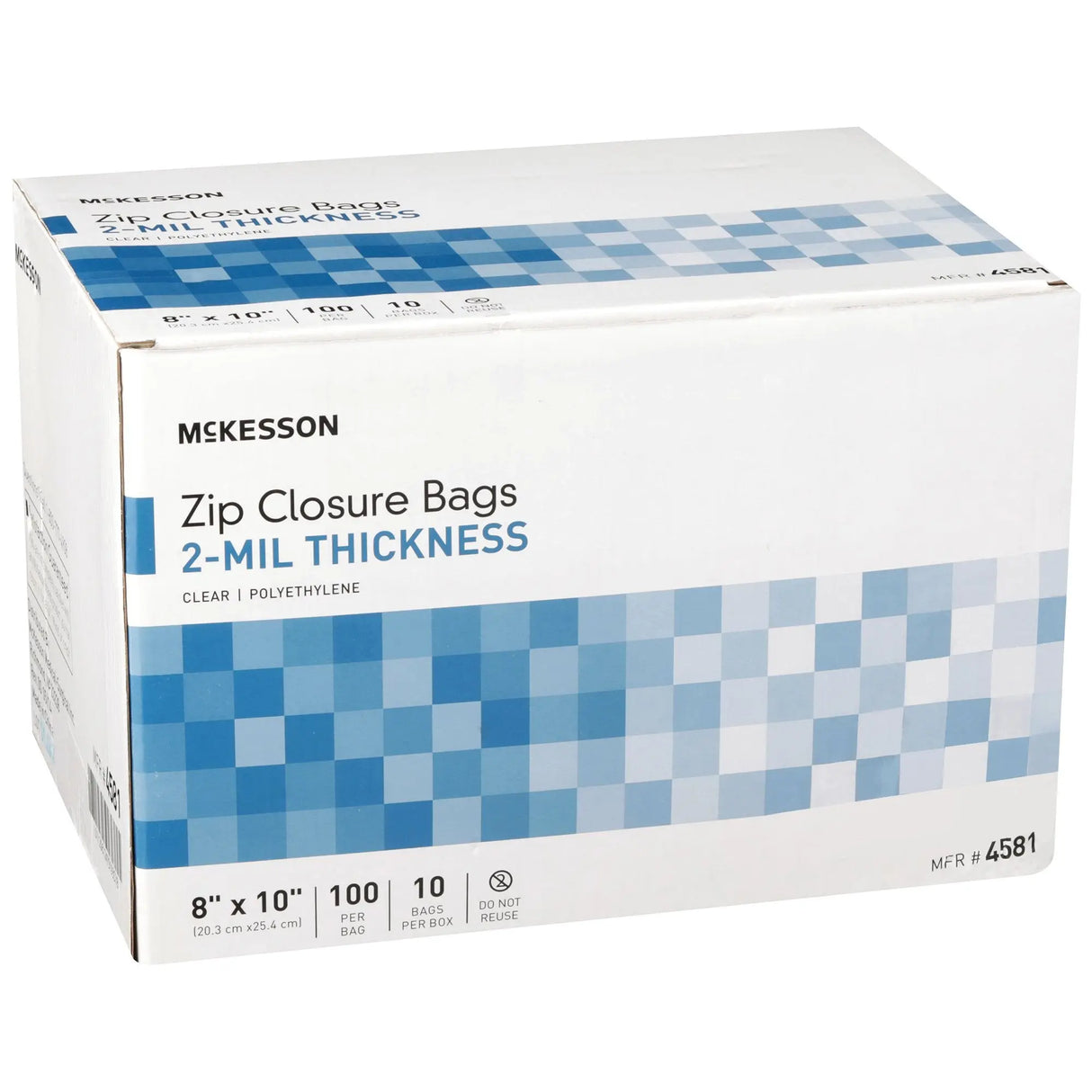 McKesson Zip Closure Bag, 8 X 10 Inches McKesson