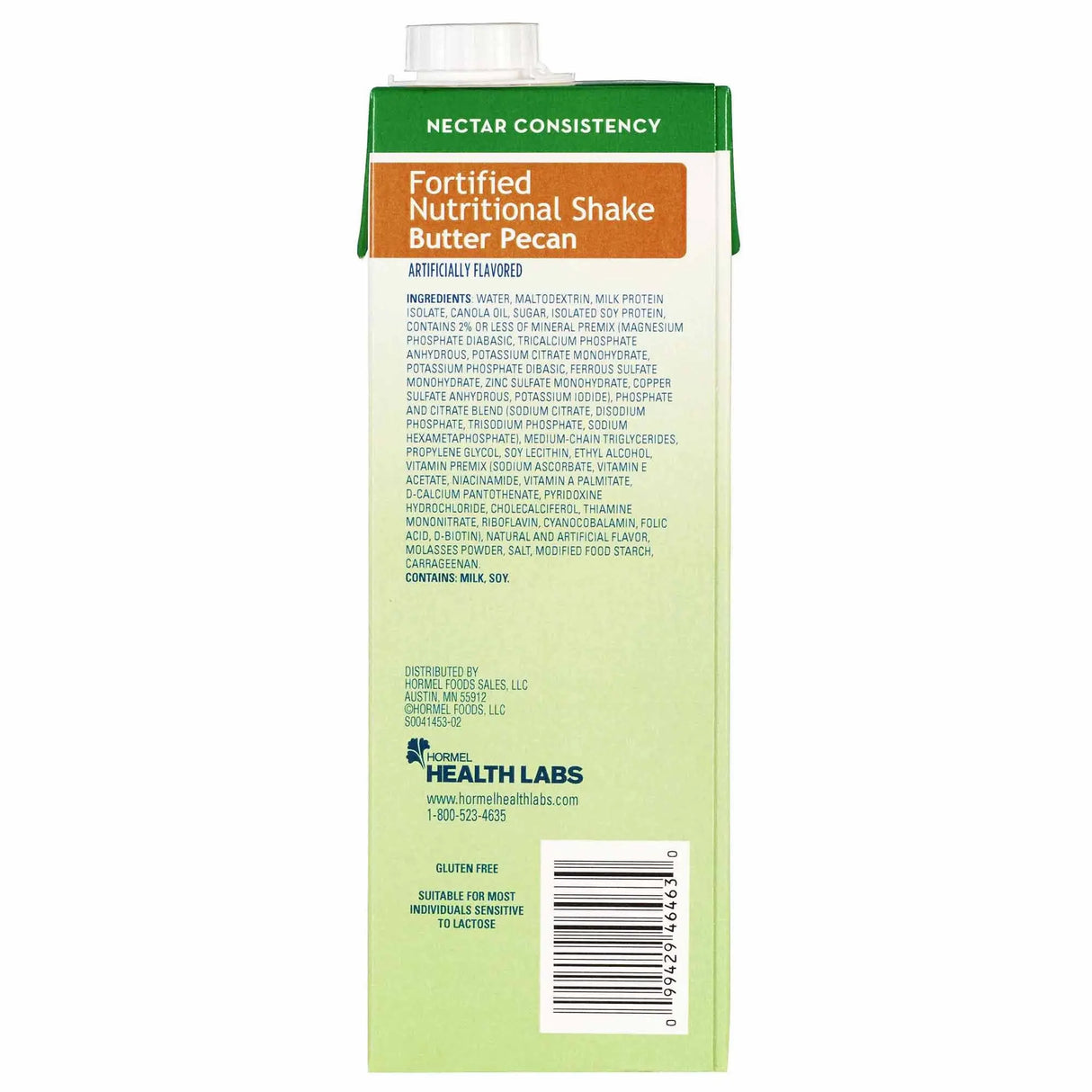 Med Pass® 2.0 Butter Pecan Fortified Nutritional Shake, 32 oz. Carton Med Pass® 2.0