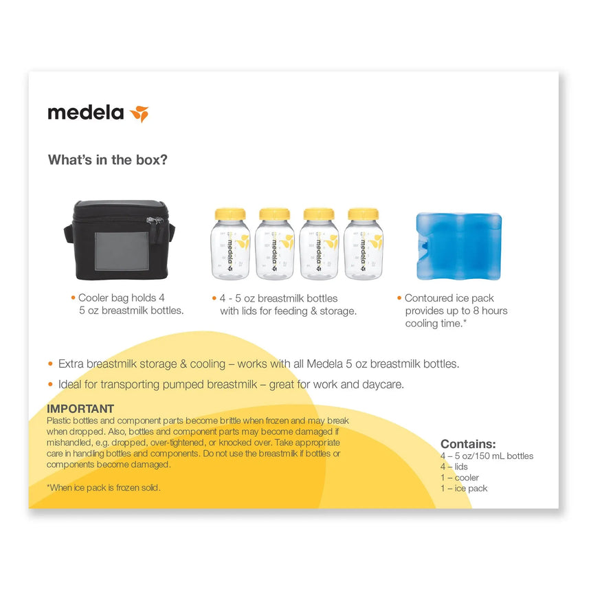 Medela Breast Milk Cooler Set for Medela Freestyle® and Pump In Style® Breast Pump Bags Medela
