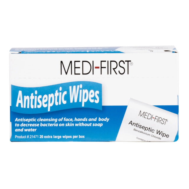 Medi First Sanitizing Skin Wipe - getMovility