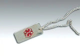 Medical Identification Jewelry-Necklace- Penicillin Movility LLC- CM