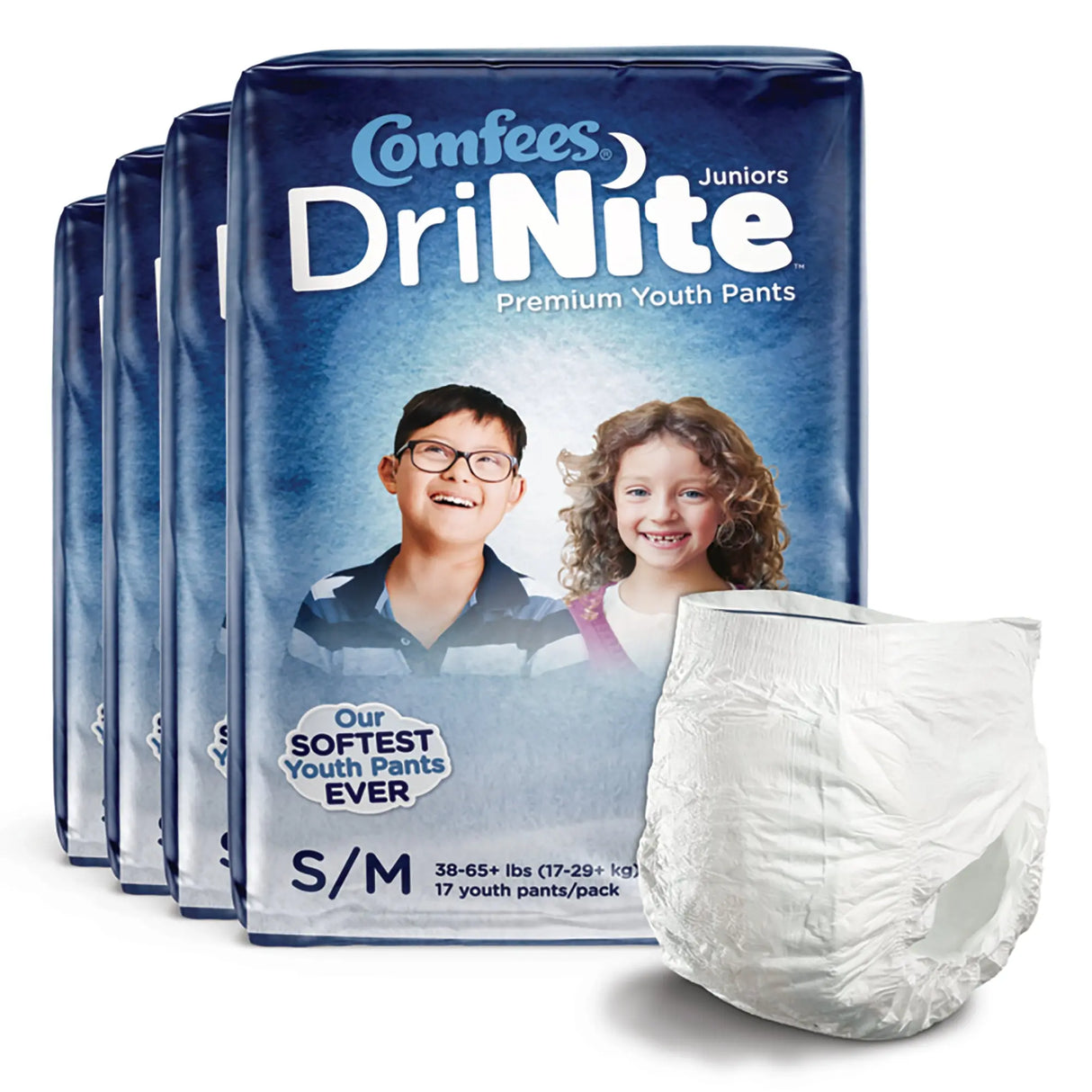 Comfees® DriNite® Juniors Absorbent Underwear, Small / Medium Comfees® DriNite® Juniors