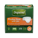 Depend® Maximum Incontinence Brief, Small / Medium Depend®