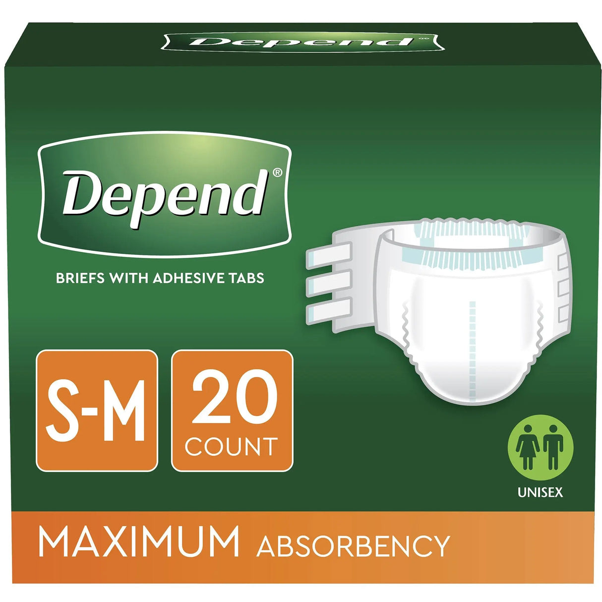 Depend® Maximum Incontinence Brief, Small / Medium Depend®