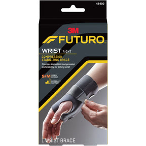 3M™ Futuro™ Compression Stabilizing Right Wrist Brace, Small/Medium Futuro™ Compression Stabilizing