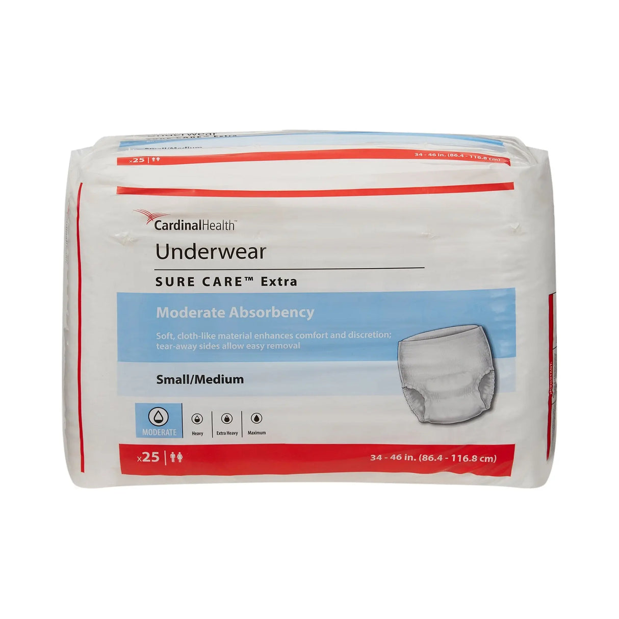 Simplicity™ Extra Moderate Absorbent Underwear, Small / Medium Simplicity™ Extra