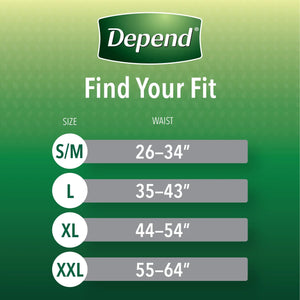 Depend FIT-FLEX Absorbent Underwear for Men, Small/Medium, Pull-On, Gray, Disposable Depend® FIT-FLEX®
